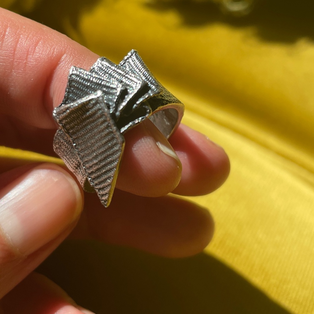 Mignon Faget Banner Ring in Sterling Silver